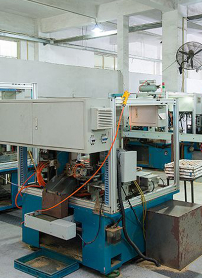 Padlock's casing processing center